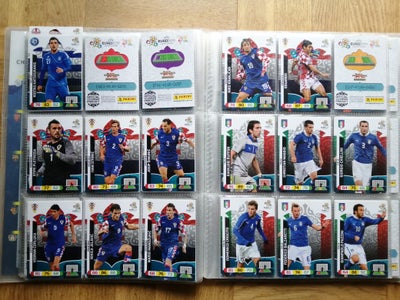Samlekort, Fodboldkort UEFA Euro 2012 Adrenalyn, Min søn har følgende UEFA Euro 2012 Adrenalyn fodbo