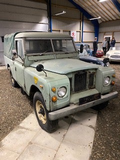 Land Rover Serie IIa, 2,2 109", Diesel, 1970, grøn, 2-dørs, Bilen er fuldstændig skilt fra hinanden.