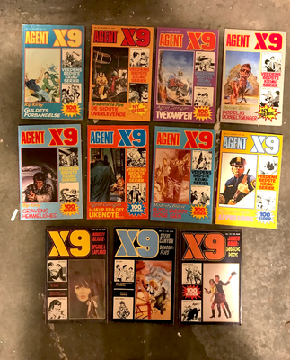 Agent X9 Modesty Blaise , Tegneserie, 52 stk tegneserier

Agent x9 og fantom tegneserier 

52 stk te