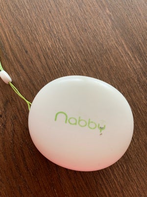 Babyalarm, Nabby Babyalarm, Nabby, Nabby babyalarm sælges, da vi ikke bruger den.  Fungerer ved at d