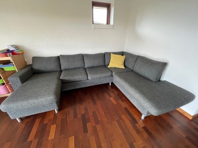 Sofa, stof, 6 pers., Godt brugt sofa. Mål ca. 295 cm x 200 cm. Trænger til rengøring ellers ok. Sælg