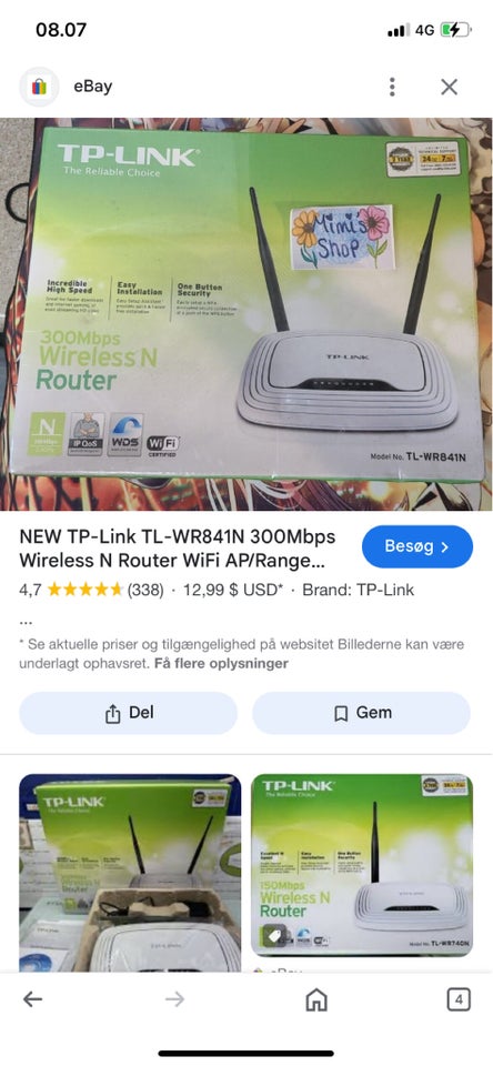 Router, wireless, Se billederne