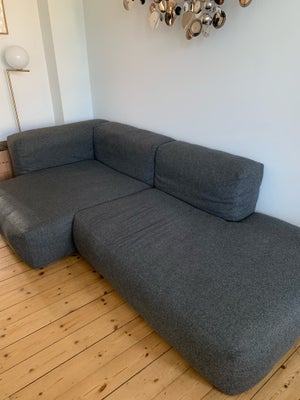 Sofa, uld, 3 pers. , Hay mags soft 2,5 Pers, HAY Mags Soft Sofa - 2.5 Pers
Med chaiselong. Farve mør