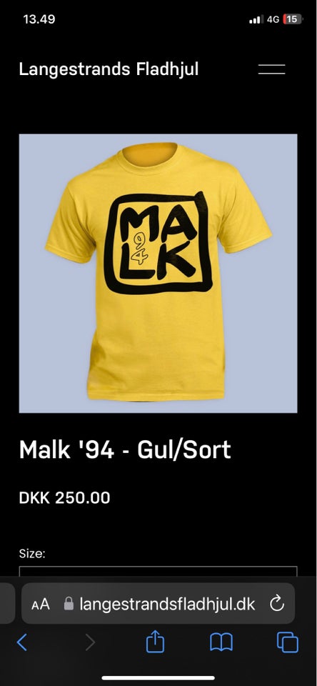 T-shirt, Malk de koin, str. XXL