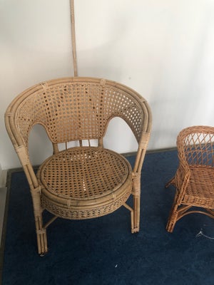 Spisebordsstol, Bambus stole, Retro, Flotte bambus stole. De har patina og prisen  
er sat derefter.