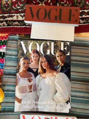 Vogue Magazine / Magasin, Vogue, Magasin, 9 vogue magasiner - i rigtig god stand - brugt. 
Ingen man