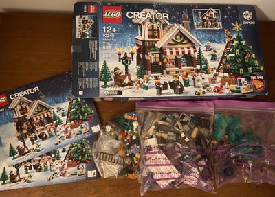 Lego Creator, 10249 Winter Toy Shop, Åbent, delvist samlet, komplet