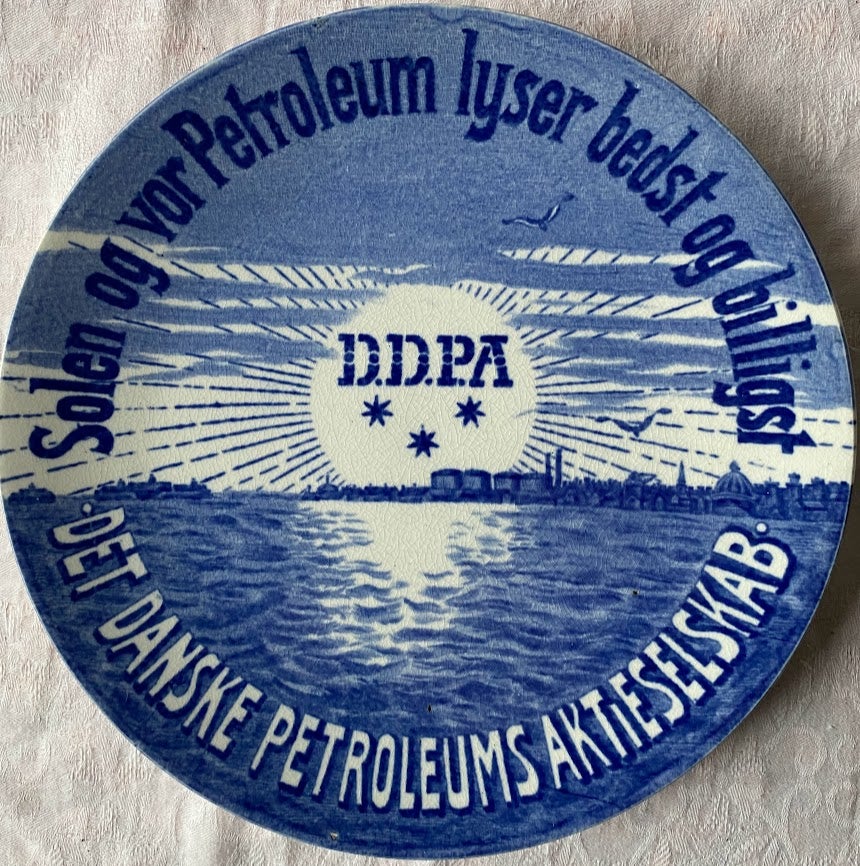 Platte, D.D.P.A. Det Danske Petroleums A/S. 6 styk