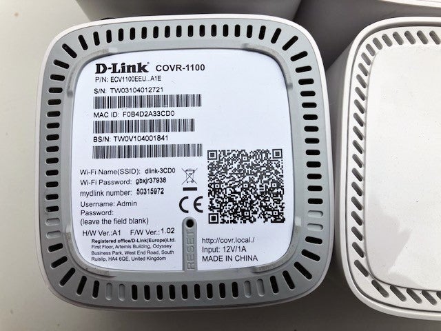 Router, wireless, D-Link COVR-1100