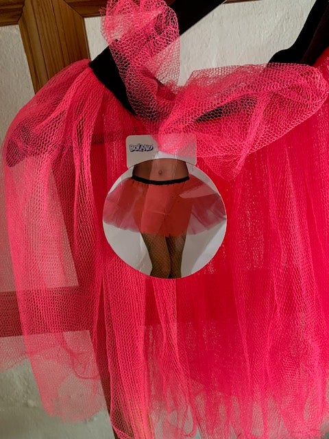 Kostume, Tylskørt-pink incl. strømper, BOLAND