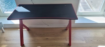 Skrivebord, Svive, b: 120 d: 57 h: 75, Dejligt skrivebord fra Svive i kombinationsfarven sort/rød. K