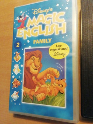 Tegnefilm, Magic English 2, instruktør Disney, Family
Lær engelsk med alle vennerne fra Disney
Vhs e