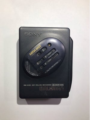 Walkman, Sony, WM-EX36 , God, Sony Walkman WM-EX36. Med bælteclip.
Nyt bælte/drevrem.

Søgeord : Wal