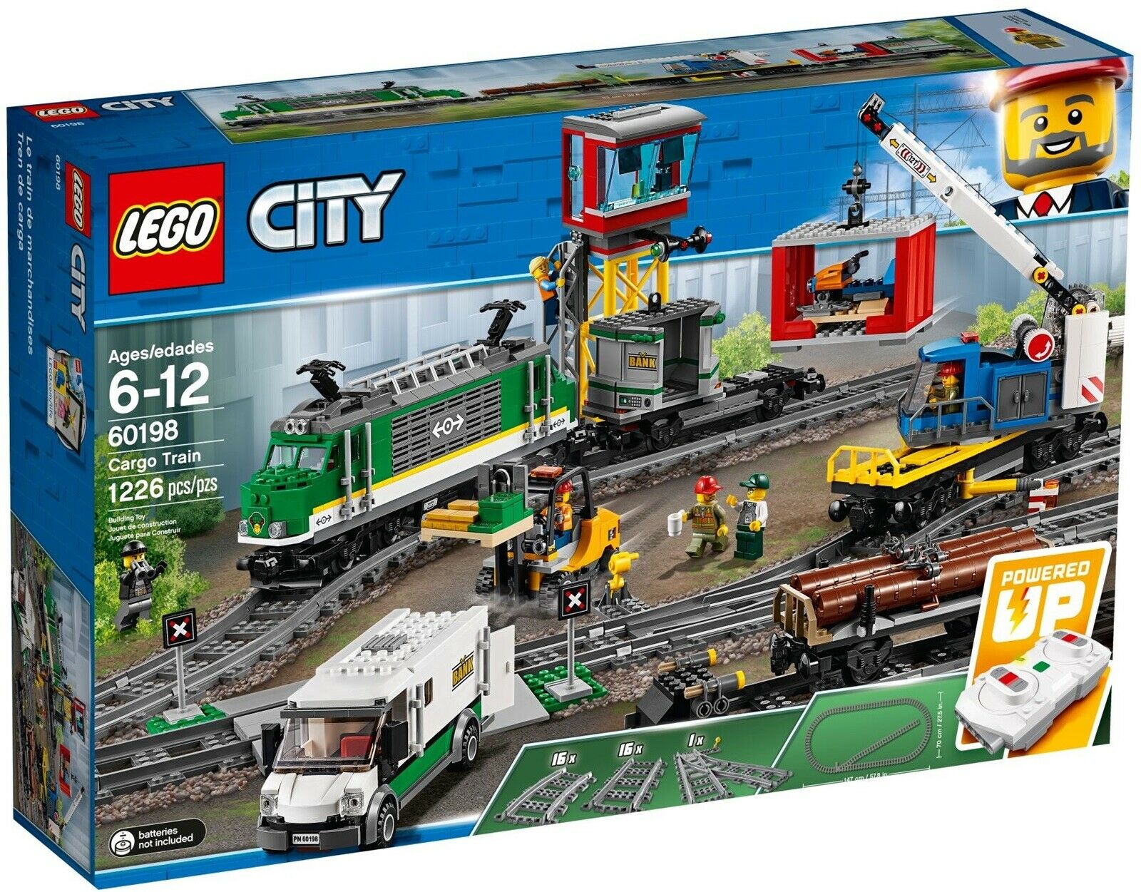 Lego City, 60198 Train UÅBNET - dba.dk - Køb og Salg af og Brugt