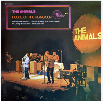 LP, The Animals, House of The Rising Sun, Rock,  Animals The, House of The Rising Sun, Blues

Lp i m