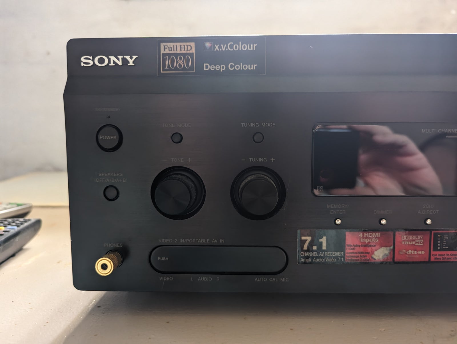 Sony, STR-DA2400ES, 7.1 kanaler