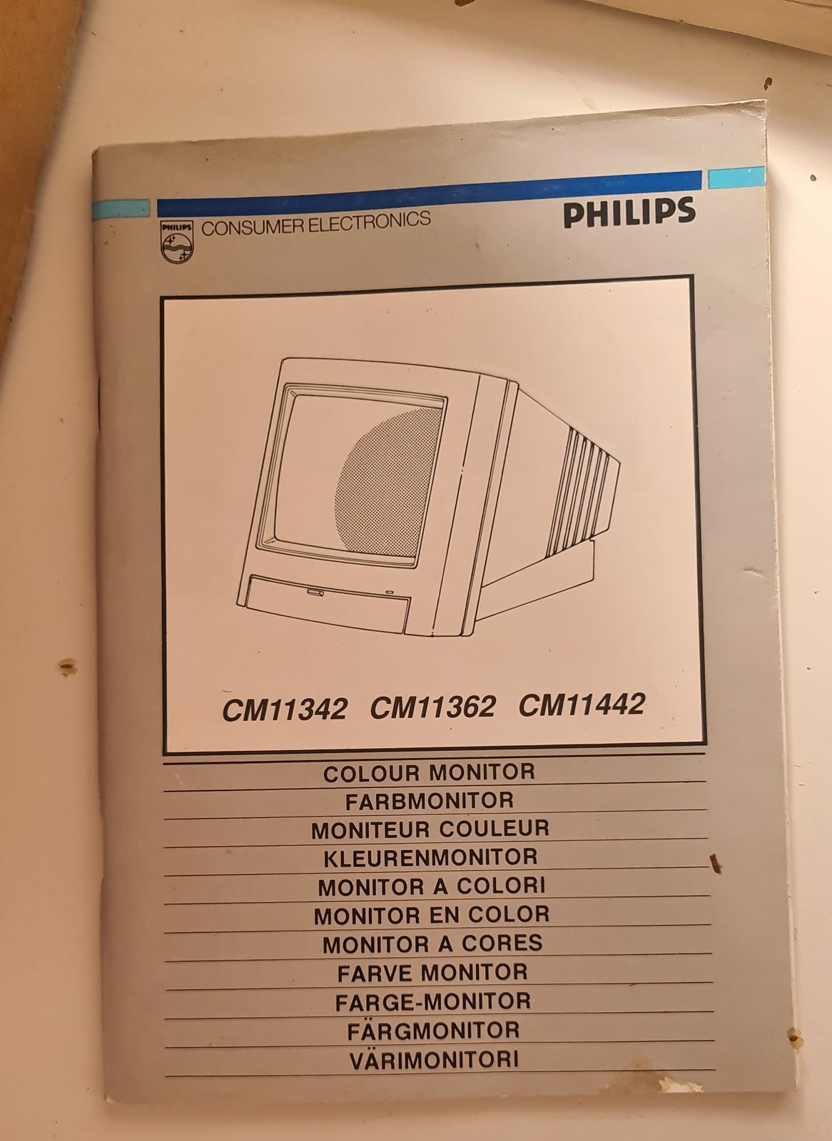 Amiga 500 med Philips CM11342 monitor, spillekonsol, God