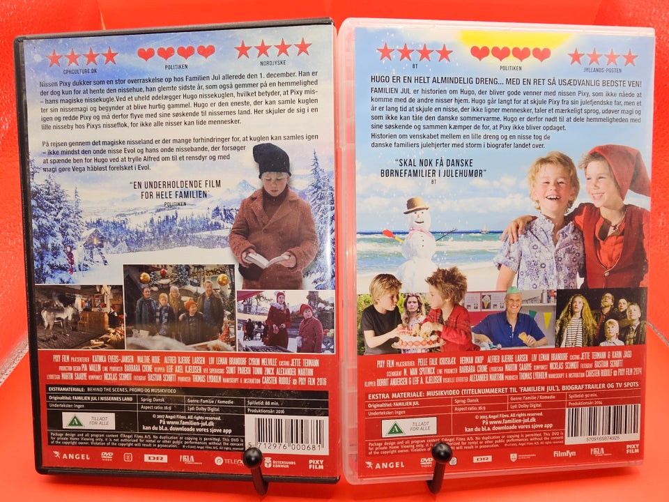 SOLGT - 2 x Familien Jul, DVD, familiefilm