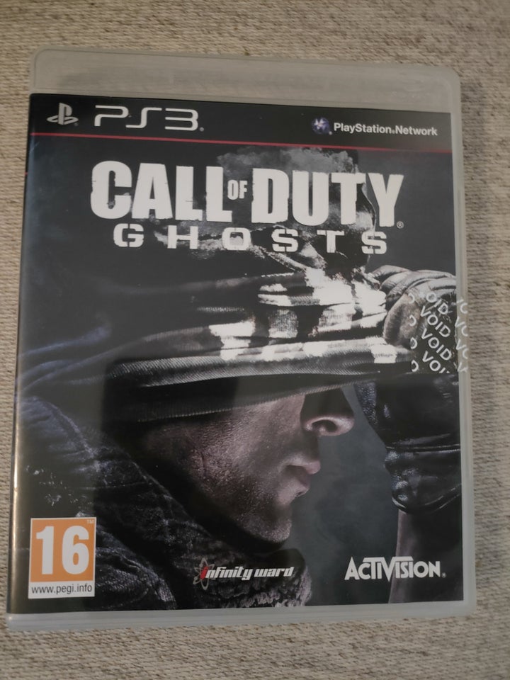 Call of Duty Ghost og Saints Row 2, PS3, FPS