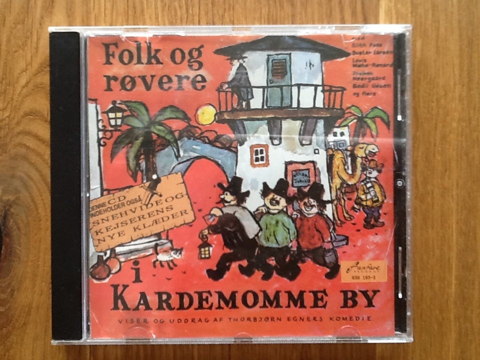 Thorbjørn Egner: Folk og røvere i Kardemomme By, børne-CD