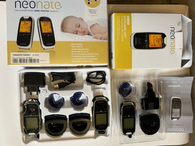 Babyalarm, BC6500D, Neonate, Neonate BC6500D med timer og ekstra enhed. Sælges samlet 