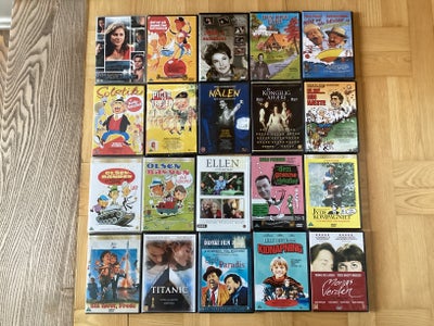 Div. Danske film, DVD, familiefilm, Div. Danske film i folie

Over gaden under vandet
Det er så synd