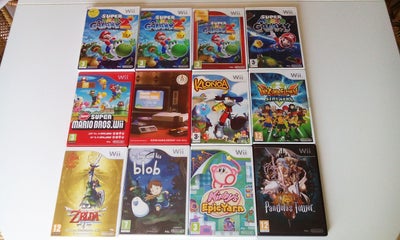 Gode Wii spil, Nintendo Wii, Klassiske Wii spil inkl. manualer

Super Mario Galaxy - 120kr
Super Mar