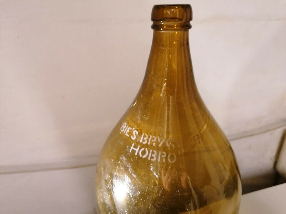 Flasker, Gammel ølflaske fra Bie's bryggeri i Hobro