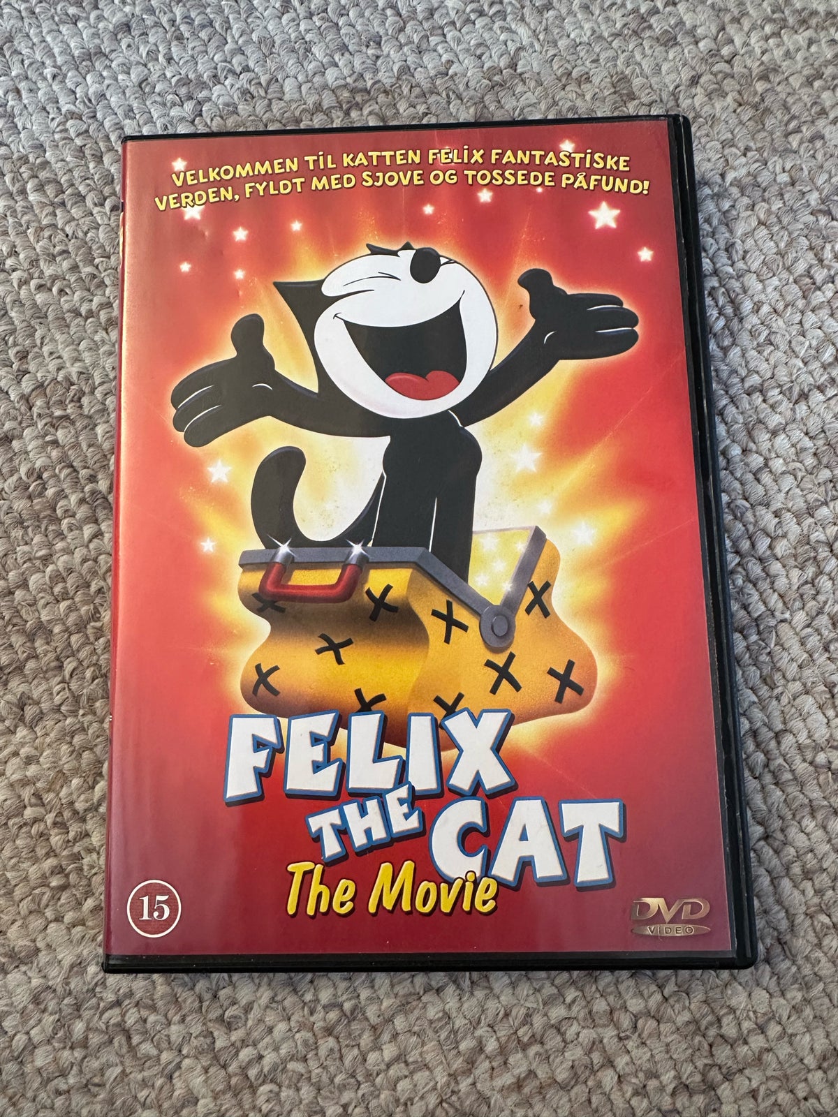 Felix the cat the movie DVD tegnefilm dba.dk K b og Salg