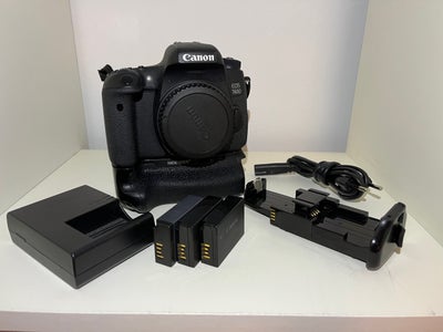 Canon, 760D, spejlrefleks, 24,2 megapixels, God, 


Der følger med:
- Batterigreb
- 3x batterier
- O