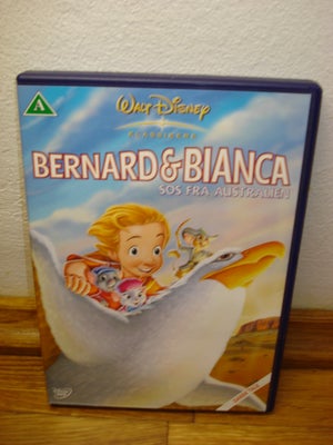 Bernard & Bianca SOS fra Australien, DVD, animation, Walt Disney tegnefilm nr. 29 fra 1990.

Tlf. 93