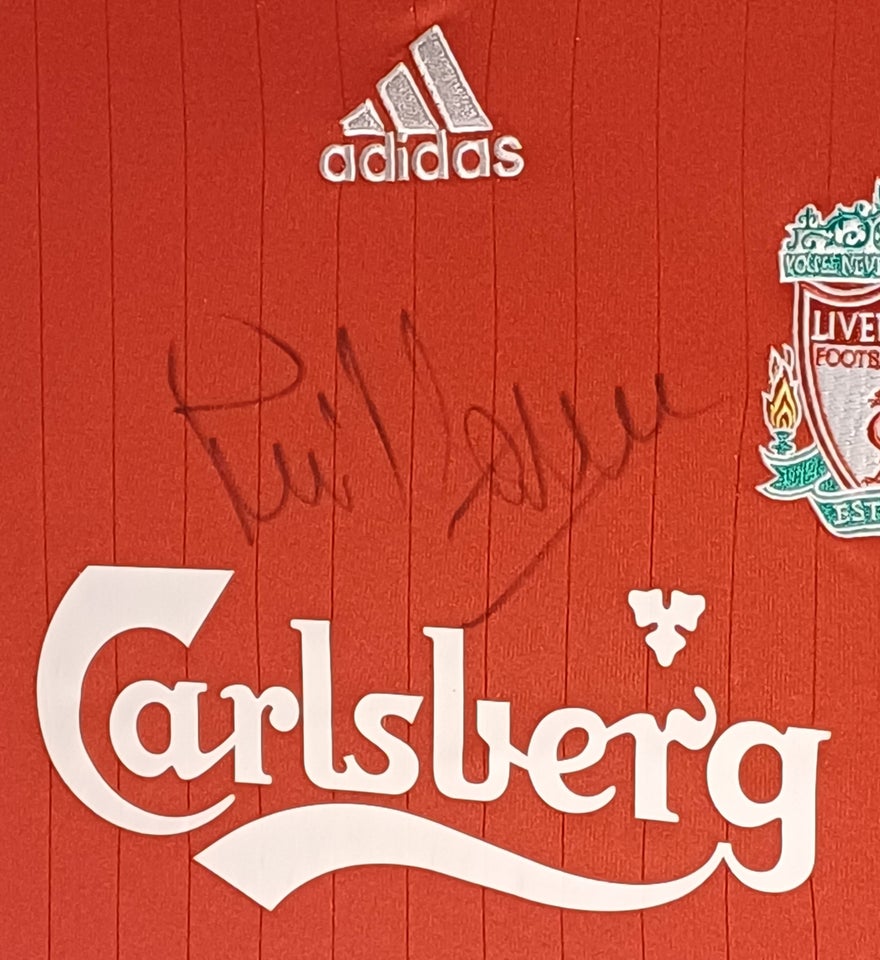 Fodboldtrøje, Liverpool FC, Signeret af Jan Mølby