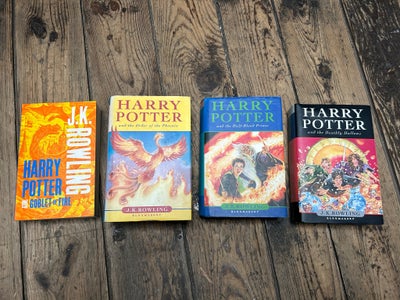 Bøger og blade, Harry Potter: 
The Goblet of Fire: 75 kr 
The Order of the Phoenix: 100 kr
The Half-