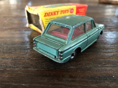 Modelbil, Dinky Toys Hillman Imp, skala 1:43, Ref. Nr. 138, flap mangler på æske