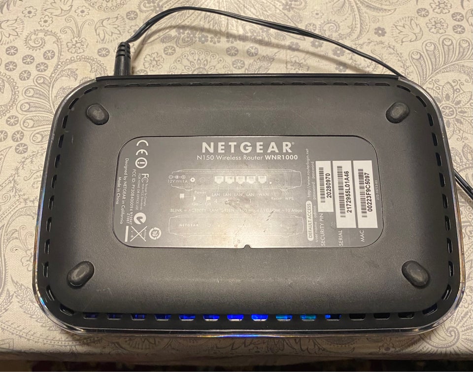 Router, wireless, Netgear N150