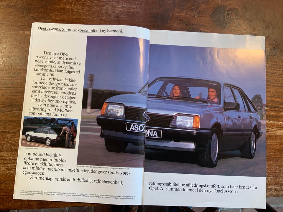 Salgsbrochure , Opel Ascona