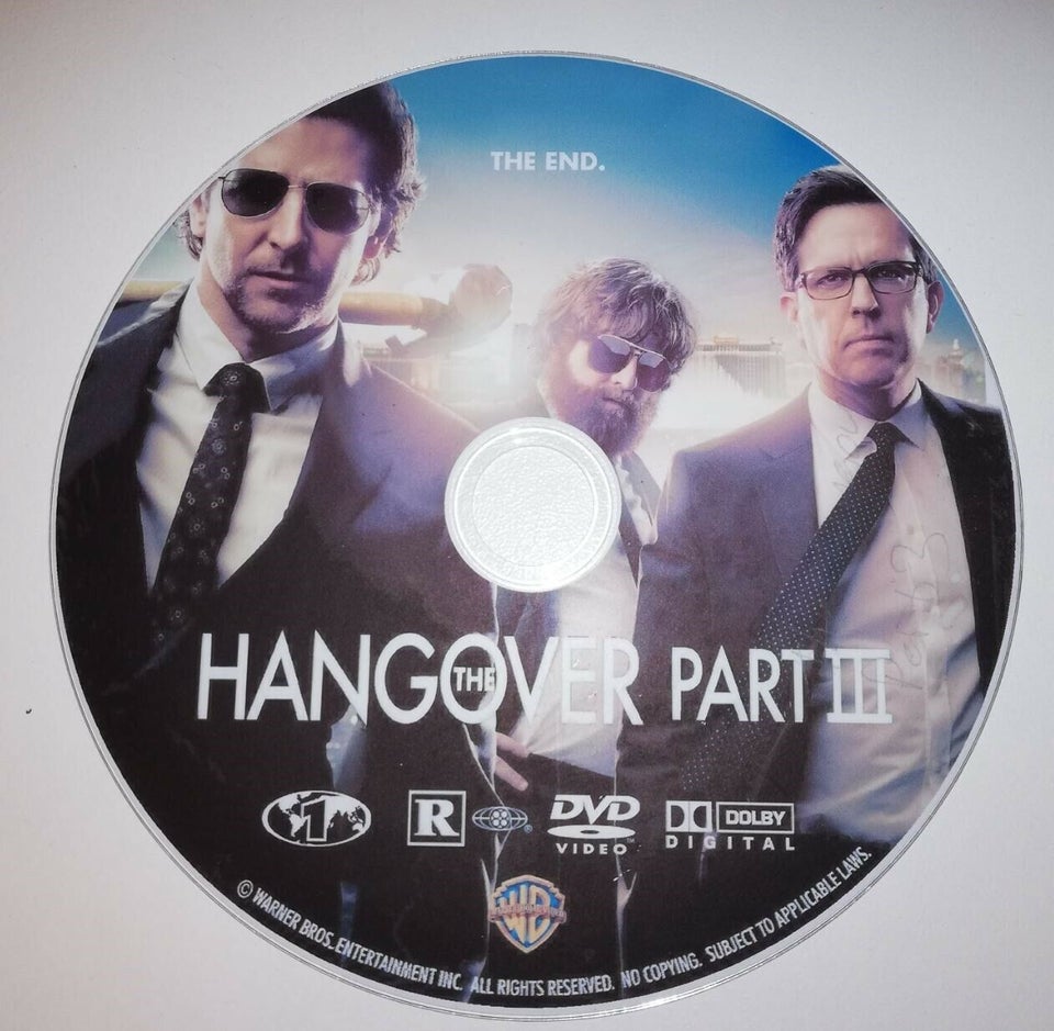 The Hangover Part III, DVD, komedie