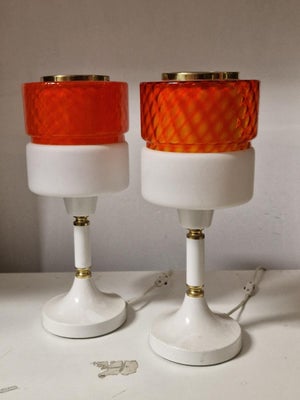 Anden arkitekt, bordlampe, Drukov. Unik bordlampe af glas, metal og messing fra 60/70'erne. Er en sj