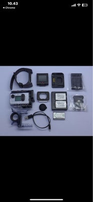 Action cam, digitalt, Sony, Fdr x3000, God, Jeg har et lettere brugt Sony fdr x3000 action cam trave