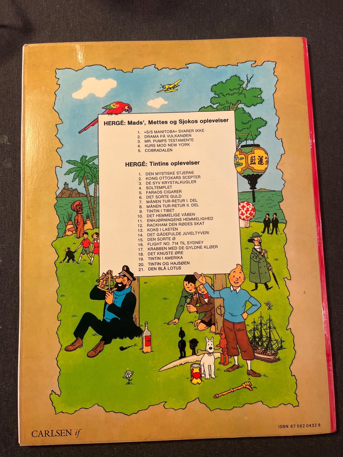Tintin nr 21, Tegneserie