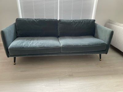 Sofa, velour, 3 pers. , Ilva, Stof i velour som kan tages af alle puder og vaskes. Dejlig sofa som i