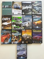 Need for Speed / Colin McRae titler, til pc, racing