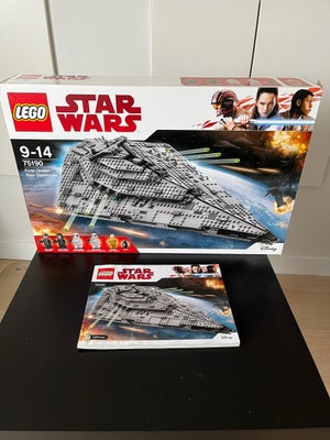 Lego Star Wars, 75190, LEGO Star Wars Episode VIII First Order Star Destroyer 75190. 

Original kass