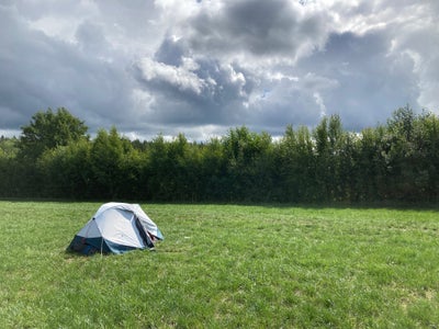 Camping telt, 2-sekunder fresh and black telt fra Decathlon. Behagelig, frisk, mørk og supernem at s