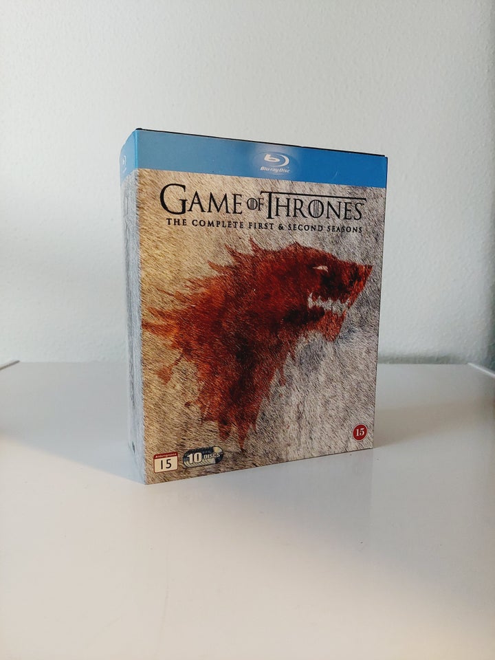 Game of Thrones Sæson 1 + 2, Blu-ray, TV-serier