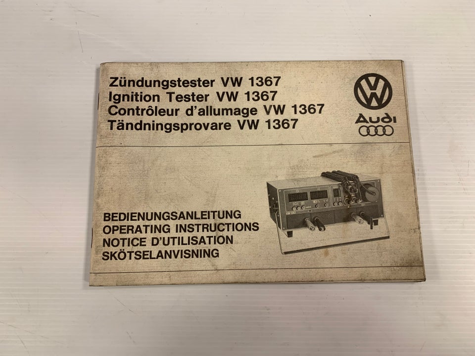 Andre samleobjekter, VW 1367 manual