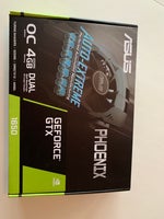 Geforce GTX 1650 Asus Phoenix grafikkort, 4GB GB RAM,