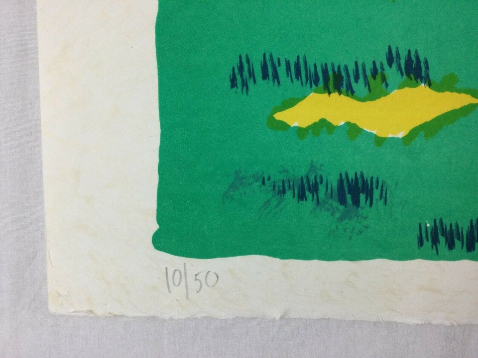 Grafisk farve tryk, Jonny Forström - 1977, b: 76 h: 55