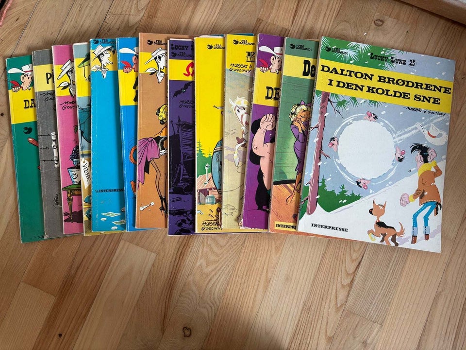 Lucky Luke 1-44, Morris og Goscinny, Tegneserie