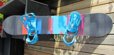 Snowboard, Nitro Prime 55 med Raiden bindinger, velholdt snowboard, Nitro Prime 55, 155 cm langt / h